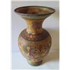 Image 1 : Asian Ceramic Painted Vase, Signed  13" Tall