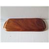 Image 8 : Qty 2 Wooden Serving Platters, Koa, Signed House of Kauai