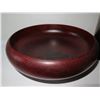 Image 2 : Qty 2 Wooden Bowl and Cup, Black Painted Asian Design Maker's Mark