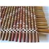 Image 3 : Qty 3 Carved Wooden Bowl, Woven Bamboo Trivet & Fiber Woven Bag