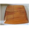 Image 8 : Qty 4 Wooden Serving Platters, Kamani Square 10" W