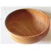 Image 3 : Qty 5 Wooden Serving Platters & Bowl Yellow Poinciana House of Kalai 10" Dia, Kamani 14" W