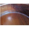 Image 10 : Qty 2 Turned Wooden Bowl w/Lid  13" Dia & Plate 10" Dia