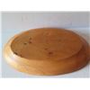 Image 3 : Qty 2 Turned Wooden Bowl w/Lid  13" Dia & Plate 10" Dia