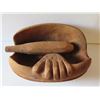 Image 2 : Hand Carved Wooden Instrument? 14" W