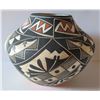 Image 1 : Native American Indian Acoma Pueblo Clay Vase, Signed 8" Tall