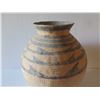 Image 8 : Clay Vase, Etched Tan/Black 9.5" Tall