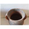 Image 17 : Qty 4 Painted Clay Vases, 3 w/ Handles, Misc Sizes