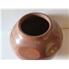 Image 2 : Native American Polished Red Jar w/Oval Imprints, Signed Virginia Garcia 7" Tall