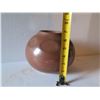 Image 8 : Native American Polished Red Jar w/Oval Imprints, Signed Virginia Garcia 7" Tall