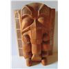 Image 1 : Wood Carved Wooden Tiki, Signed by Artist 11.5" Tall