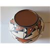 Image 2 : Native American Indian Acoma Pueblo Clay Bowl, Signed Malcolm Naea Chun 9" Tall