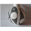 Image 9 : Native American Indian Acoma Wedding Vase w/ Twisted Handle, Signed M S Juanico 7.5" Tall