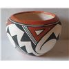 Image 1 : Native American Indian Acoma Pueblo Clay Bowl, 3.5" Tall