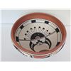 Image 2 : Native American Indian Sandia Pueblo Clay Bowl, Signed John Montoya 10" Dia