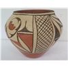 Image 1 : Native American Indian Santa Ana Pueblo Clay Vase, Signed Rachel Medina 5.5" Tall