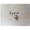 Image 8 : Native American Indian Clay Bowl, Black/White Geometric Signed Effie 2.5" Tall