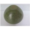 Image 8 : Ceramic Pot w/ Free Form Lip, Green/Rust, Signed 3.5" Tall
