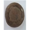 Image 8 : Native American Indian Clay Bowl, Oval Black/White Motif Signed (Cracked & Worn)