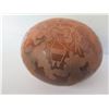 Image 8 : Native American Indian Hopi Clay Pot, Round Etching Signed R Martinez 3" H