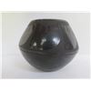 Image 8 : Native American Indian Santa Clara Pueblo Clay Pot w/ Etching, Black Signed Severa 3.5" Tall