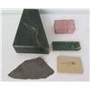 Image 1 : Qty 5 Pieces of Stone, Various Types of Stone