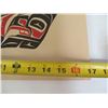 Image 8 : Native American Art, Black/Red/White Animal Collage Signed Shirley Stanley 17' x 14"