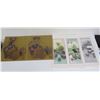 Image 1 : Qty 5 Chinese Painting, 3 Landscape Watercolors,  2 Paintings Vases