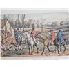 Image 8 : Qty 2 "Breaking Cover" "The Death" Prints Published London 1824 27.5" x 10"