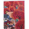 Image 14 : Qty 4 Chinese Peasant Paintings, Maker's Mark 21.5" x 15.5"