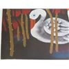 Image 29 : Qty 4 Chinese Peasant Paintings, Maker's Mark 21.5" x 15.5"