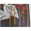 Image 30 : Qty 4 Chinese Peasant Paintings, Maker's Mark 21.5" x 15.5"