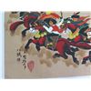Image 7 : Qty 4 Chinese Peasant Paintings, Maker's Mark 21.5" x 15.5"
