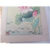 Image 3 : Chinese Art, Painting Lotus Blossom w/Bees Maker's Mark 22" x 17"