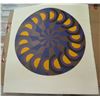 Image 1 : Print, "Sector No. 2" Geometric Limited Edition Signed Brian Rice 24" x 22.5"