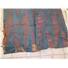 Image 2 : Qty 2 Tapa Cloth, Geometric Design Rust/Navy, Beige/Brown