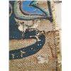 Image 8 : Woven Mat w/ Painted Design (Some Damage) 42.5" x 45"