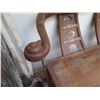 Image 2 : Chinese Wooden Bench, Carved Arms, Foot Step Connected 48" x 17" x 34.5" H