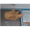 Image 2 : Wooden Hanging Mobile, Carved Duck w/ Fan Wings