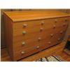 Image 1 : Wood Dresser w/ 10 Drawers 58.5" x 19.5" x 35" H