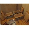 Image 3 : Qty 3 Wooden Stacking Boxes, Cedar Painted Designs, Standing Bear Walking 1993