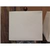Image 3 : Qty 2 Chinese Porcelain Lamps w/ Lampshades, Rectangular Blue/White Ralph Lauren