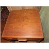 Image 2 : Wooden Bed Stand w/ Drawer, 18" x 17.5" x 22"H