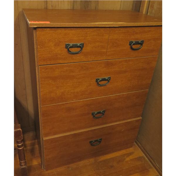 Wooden Chest of Drawers, 4 Drawers 31" x 17" x 40"H