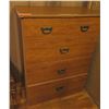 Image 1 : Wooden Chest of Drawers, 4 Drawers 31" x 17" x 40"H