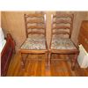 Image 11 : Wooden Desk w/2 Chairs, 3 Drawers Upholstered Seats, Electric Plug, Pen Holder, Green Tiki Necklace,