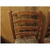 Image 12 : Wooden Desk w/2 Chairs, 3 Drawers Upholstered Seats, Electric Plug, Pen Holder, Green Tiki Necklace,