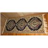 Image 1 : Persian Runner Rug, Floral Navy/Blue/White/Red 29" x 72"