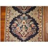 Image 3 : Persian Runner Rug, Floral Navy/Blue/White/Red 29" x 72"