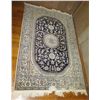 Image 1 : Persian Rug, Floral White/Blue/Pink/Navy 49" x 76"